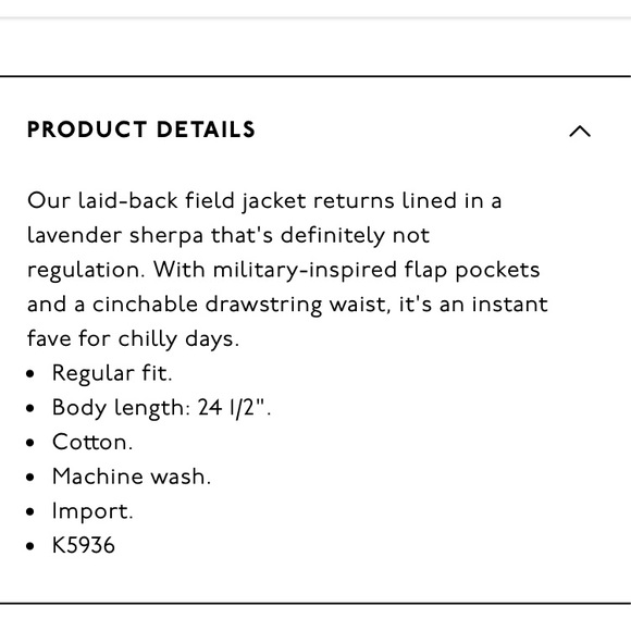 Madewell Sherpa Trimmed Surplus jacket - Picture 5 of 6